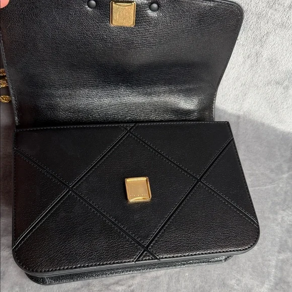 Tory Burch Black Crossbody Bag with Gold Accents - Picture 8 of 11